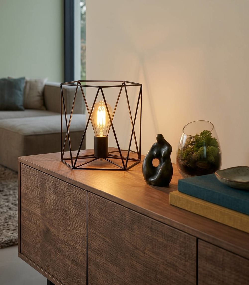 En métal noir, h. 26 cm - Maisons du Monde
