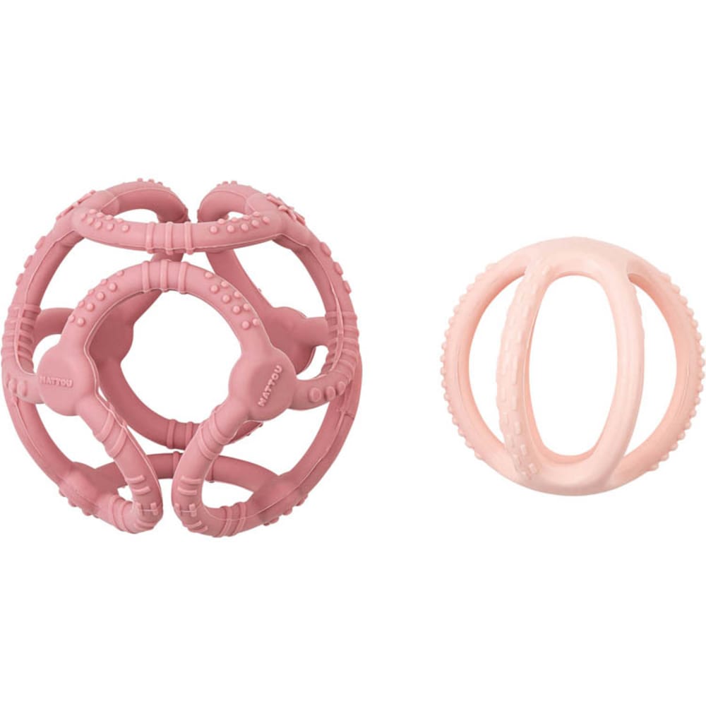 Set mit 2 Silikonkugeln rosa - Maisons Du Monde