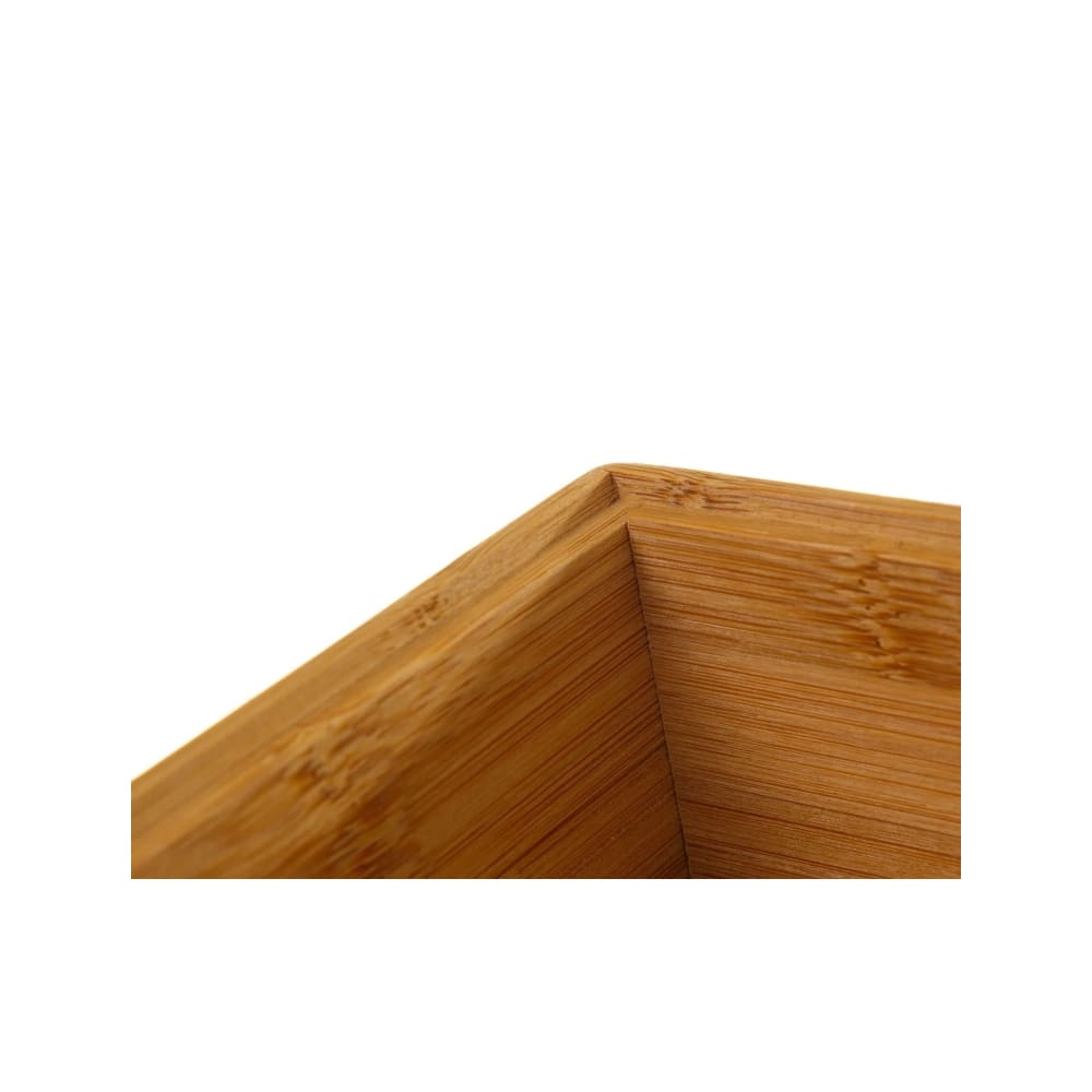 Rangement organisateur salle de bain bambou - 30x15x6.5cm — vue 3