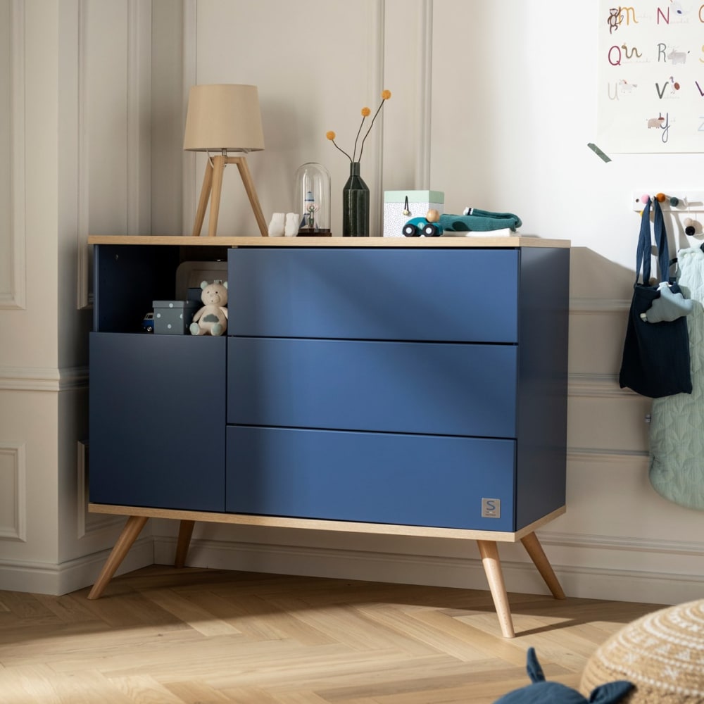 Commode 1 porte 3 tiroirs - Maisons du Monde