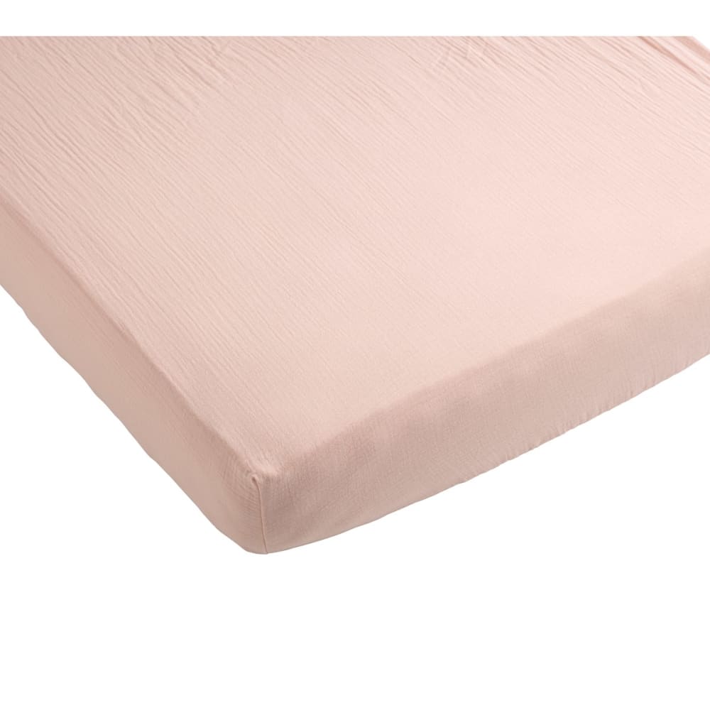 Lot de 2 draps housse rectangle en coton
