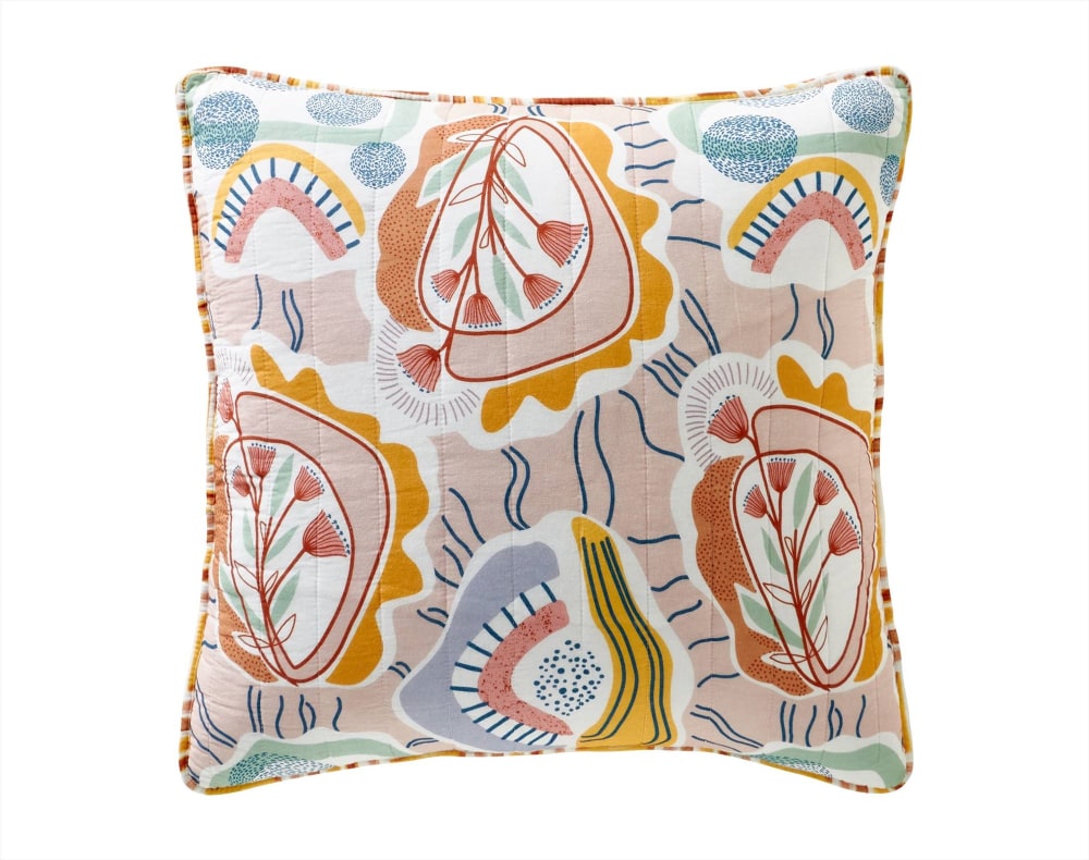 Housse d'oreiller en coton 200 g/m² multicolore 60x60cm