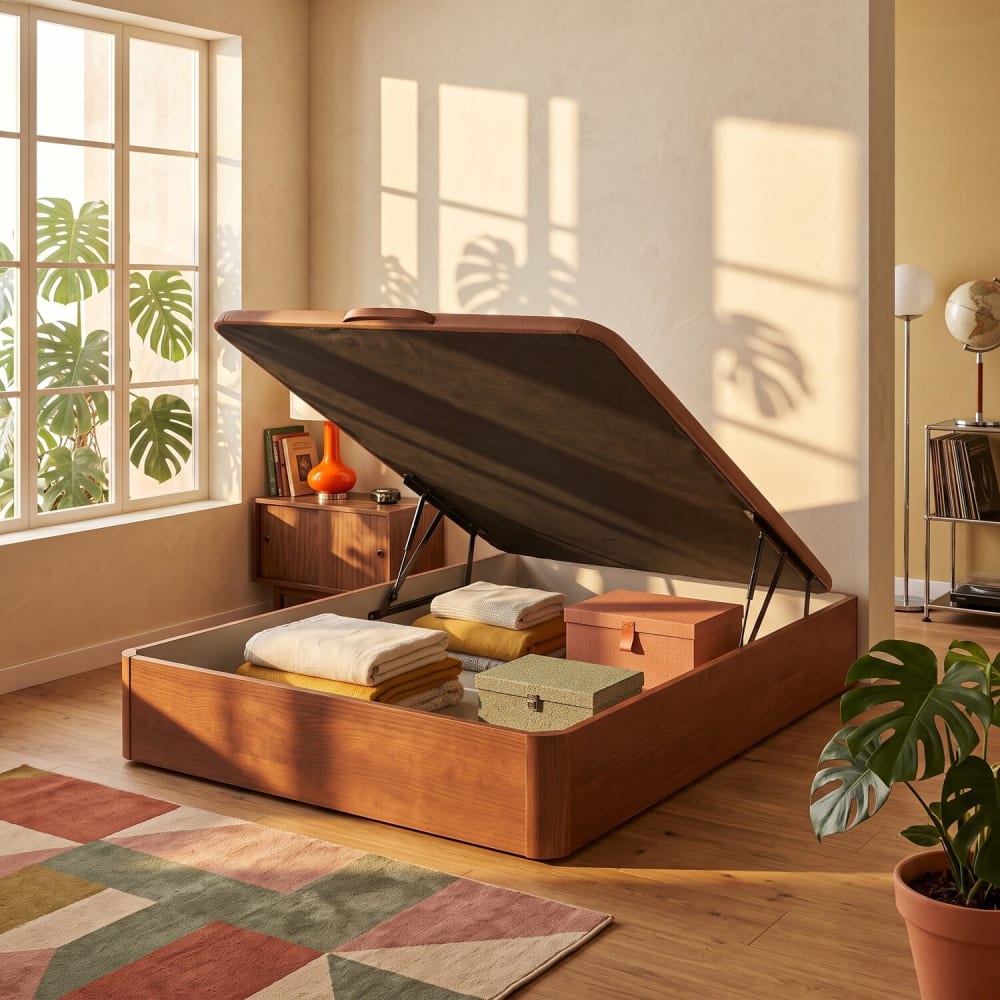 Canapé cerezo 160x200 32cm montaje y retirada incluida - Maisons du Monde