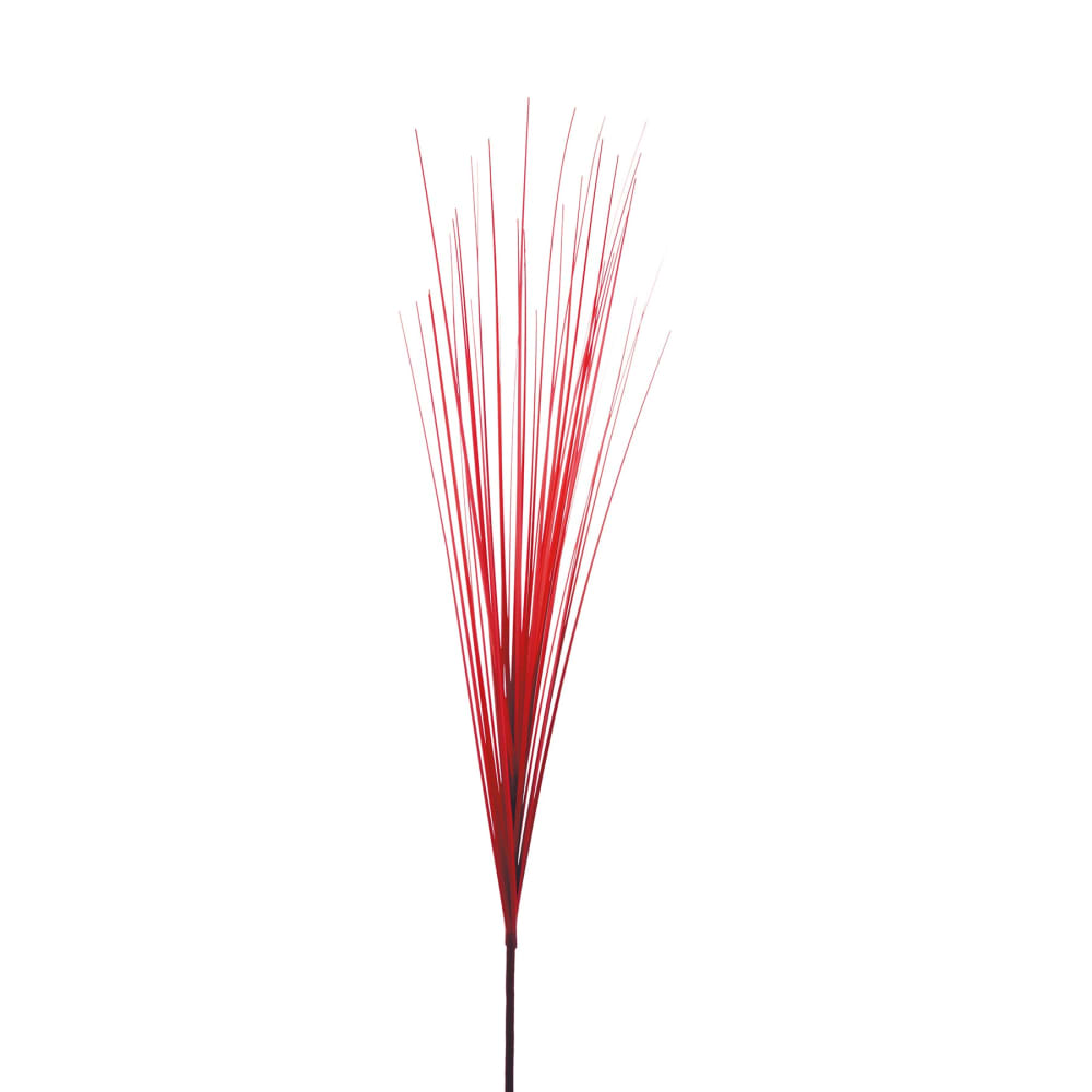 Pique d'herbes artificiel rouge h75