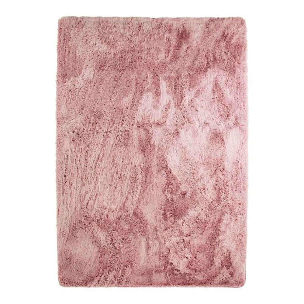 Tapis lavable à base fine souple extra doux rose 160x230