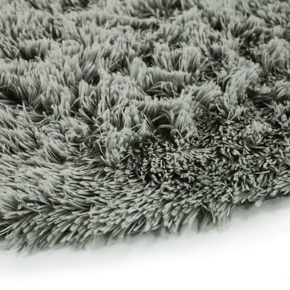 Tapis à base fine et souple extra doux gris clair diam.160 — vue 4