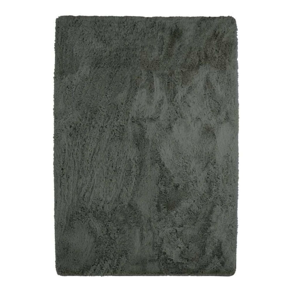 Tapis  à base fine et souple extra doux gris foncé 160x230