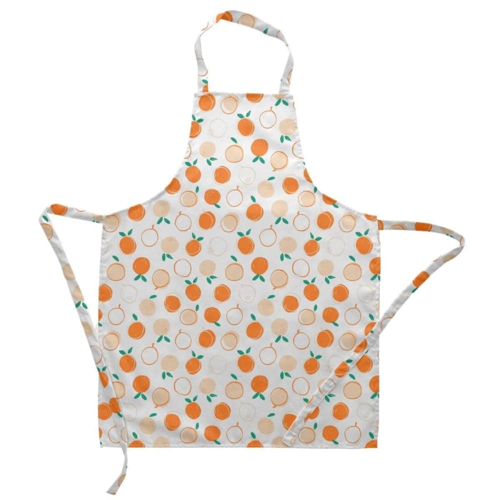 Muare Home Delantal algodón naranja 110x69