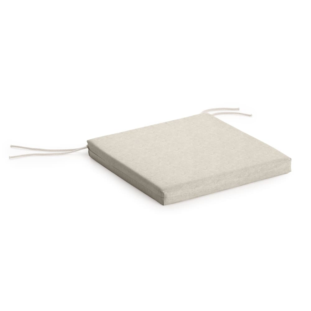 Cojín para asiento acolchado beige 40x40x5cm