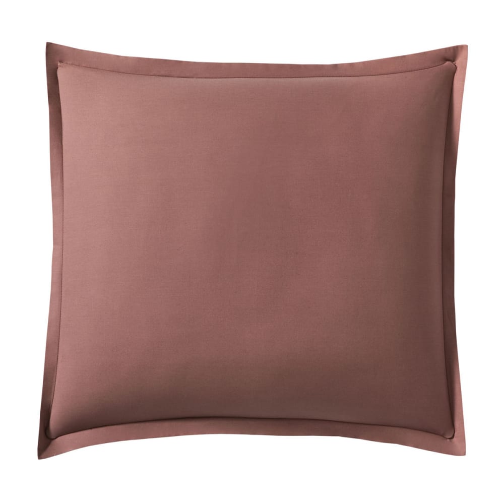 Taie d'oreiller en percale de coton rose 65x65