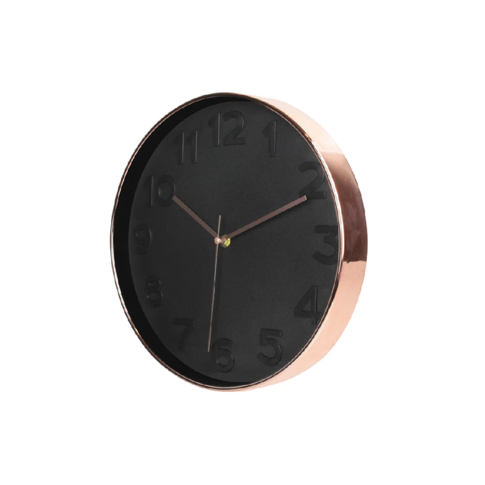 Horloge ronde deco diam. 30,5 cm noir
