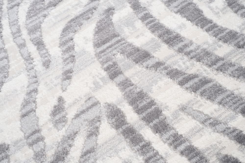 Alfombra de salón dormitorio crema gris piel de animal 200 x 300 cm - Maisons du Monde