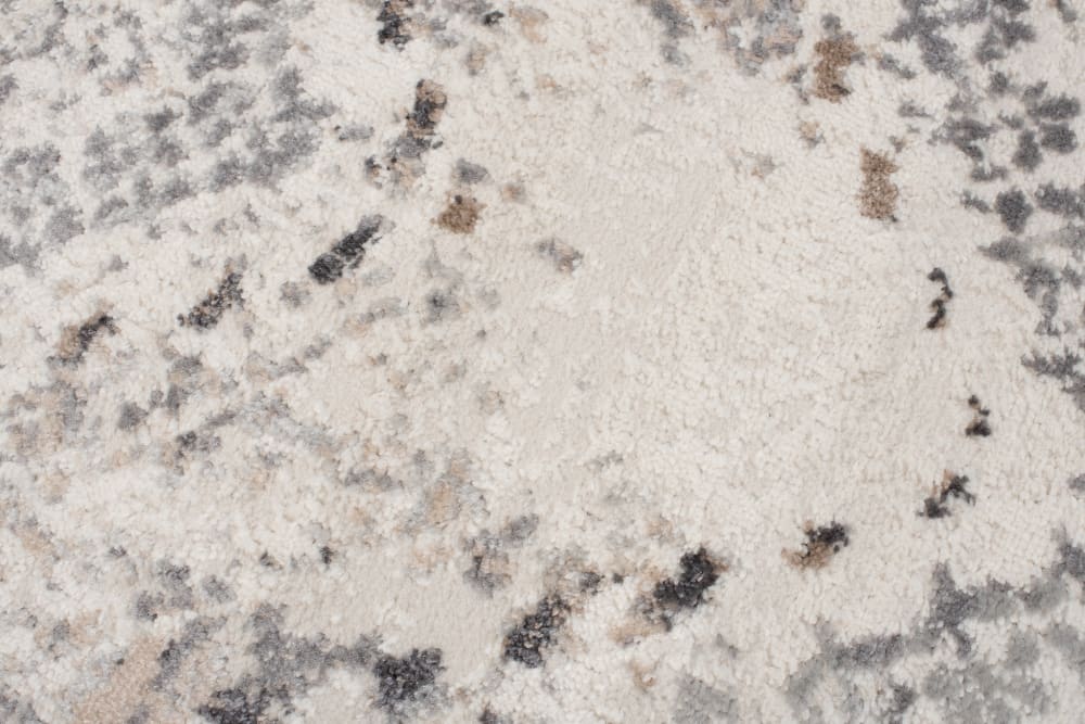 Tappeto da soggiorno vintage crema grigio geometrico 80x150 -