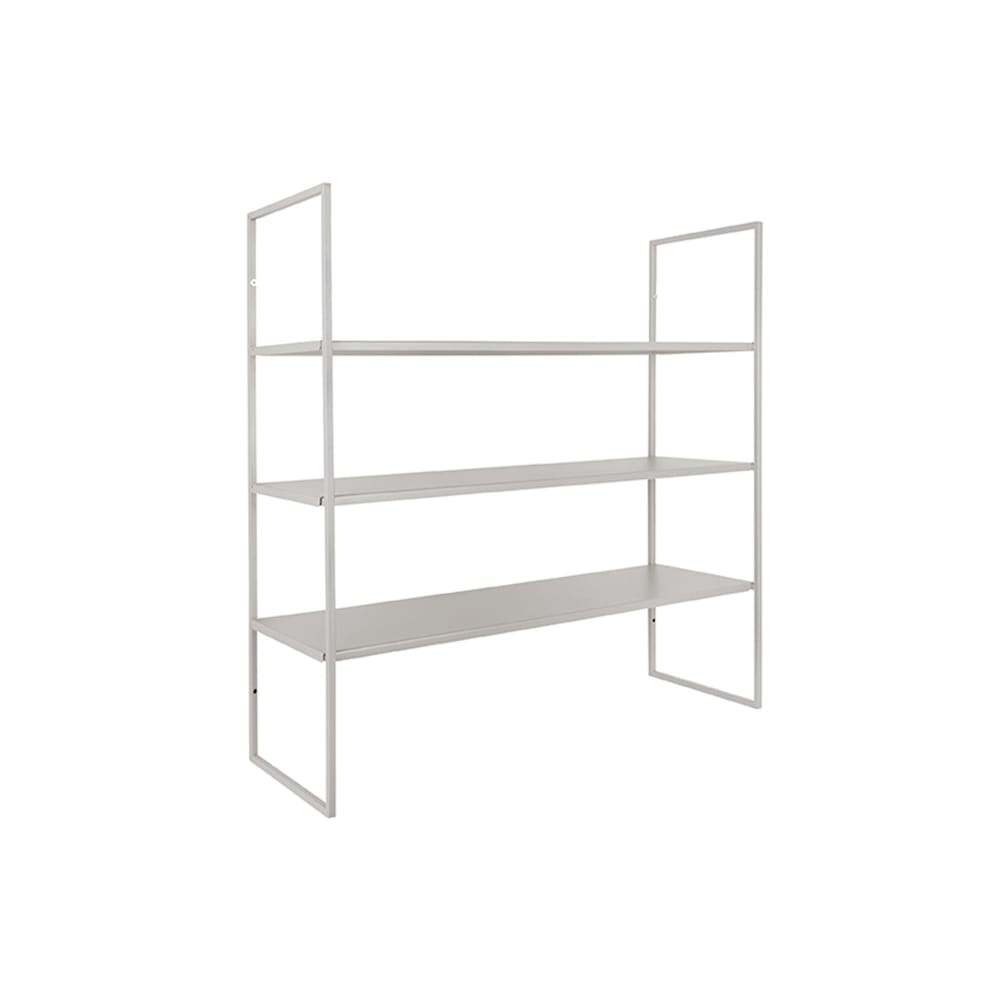 Etagère murale en métal mat gris - Maisons du Monde
