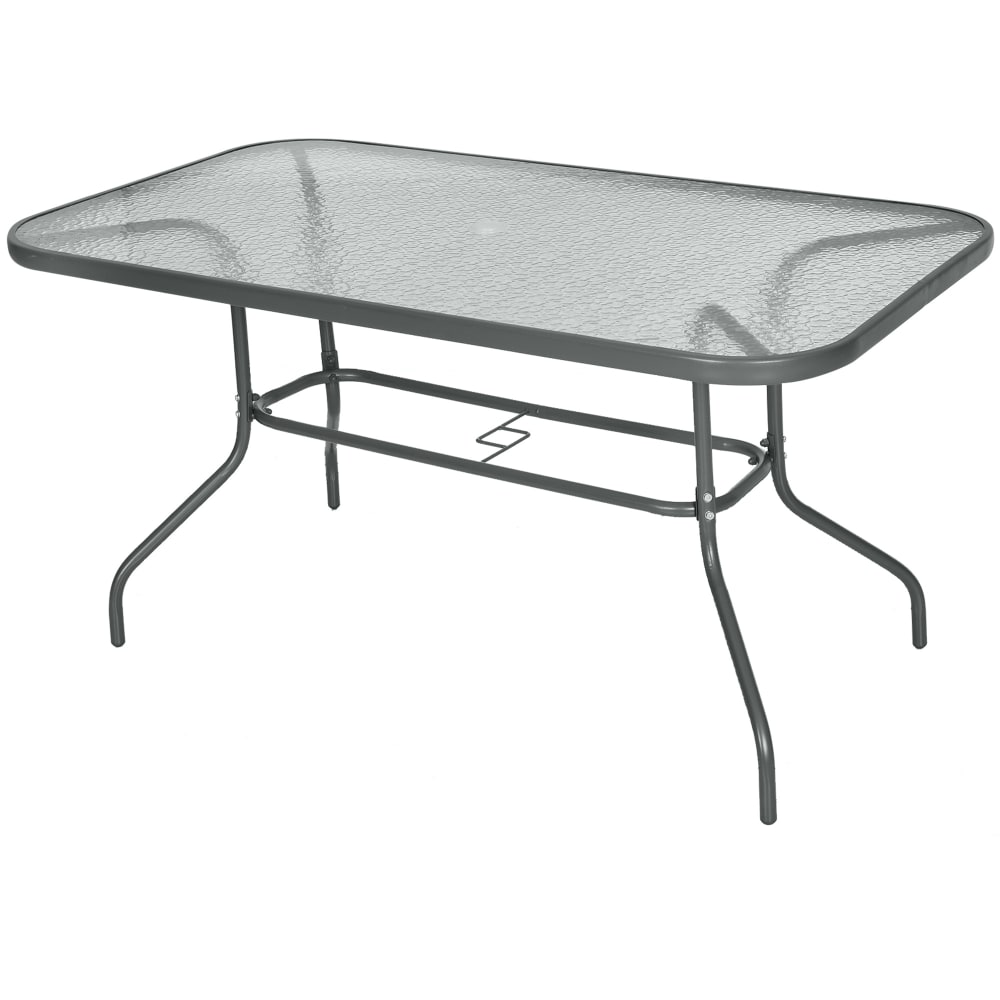 Table de jardin rectangulaire