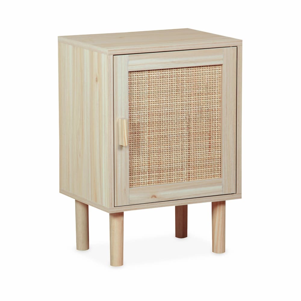 Table de chevet en cannage, 40x30x58cm - Maisons du Monde