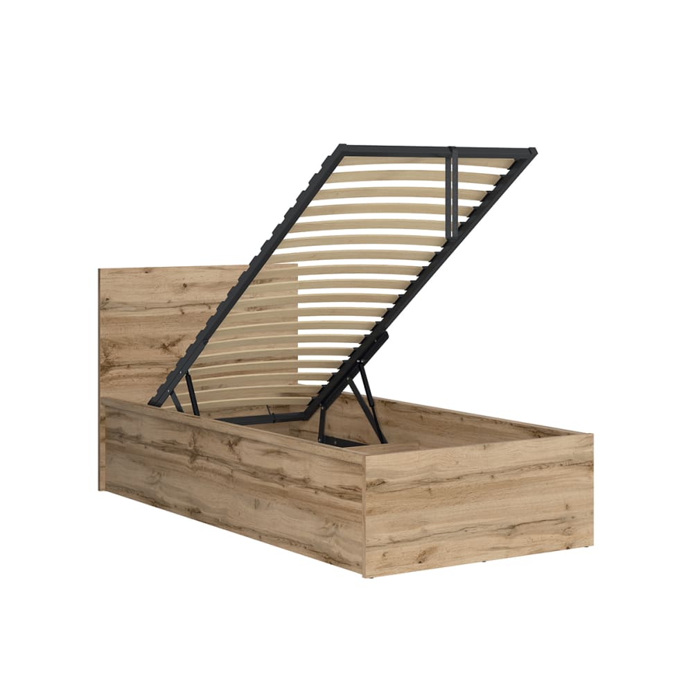 Lit coffre 90x200 sommier