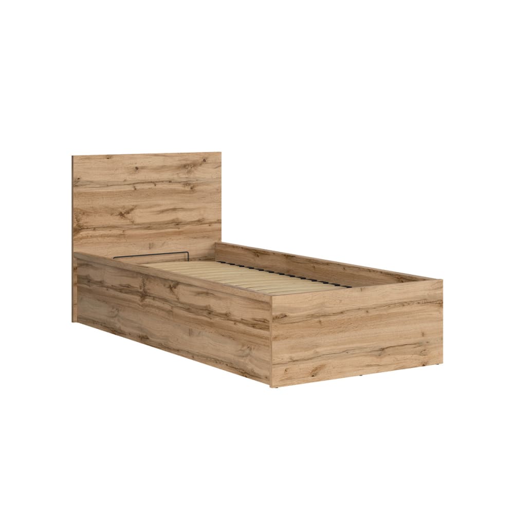 Kastenbett 90x200 inkl. Lattenrost MDF Holz - Maisons Du Monde