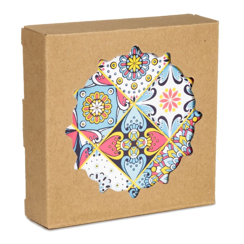 6 sous-verres carrés Oriental - Maisons du Monde