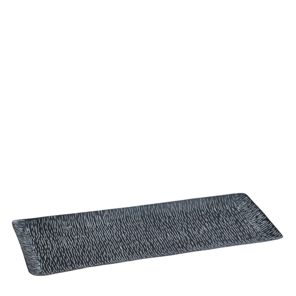 Sia Deco Dekoratives Kerzentablett aus Eisen L48, Schwarz style modern Schwarz Stahl
