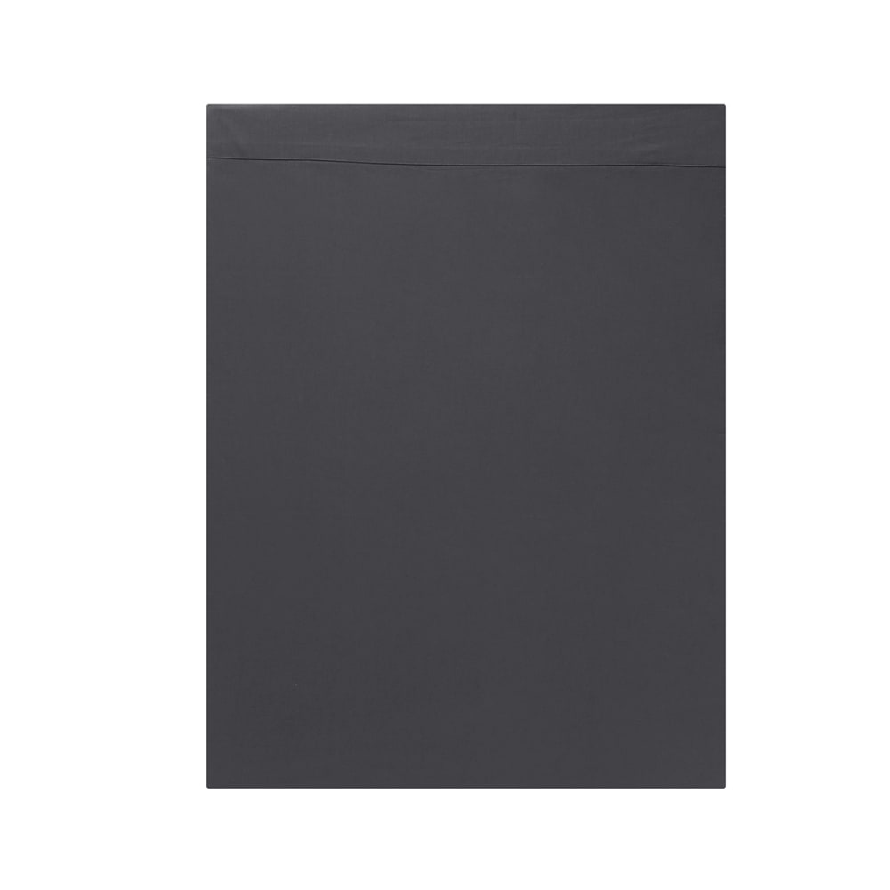 Drap plat coton carbone 180x290 cm - Maisons du Monde