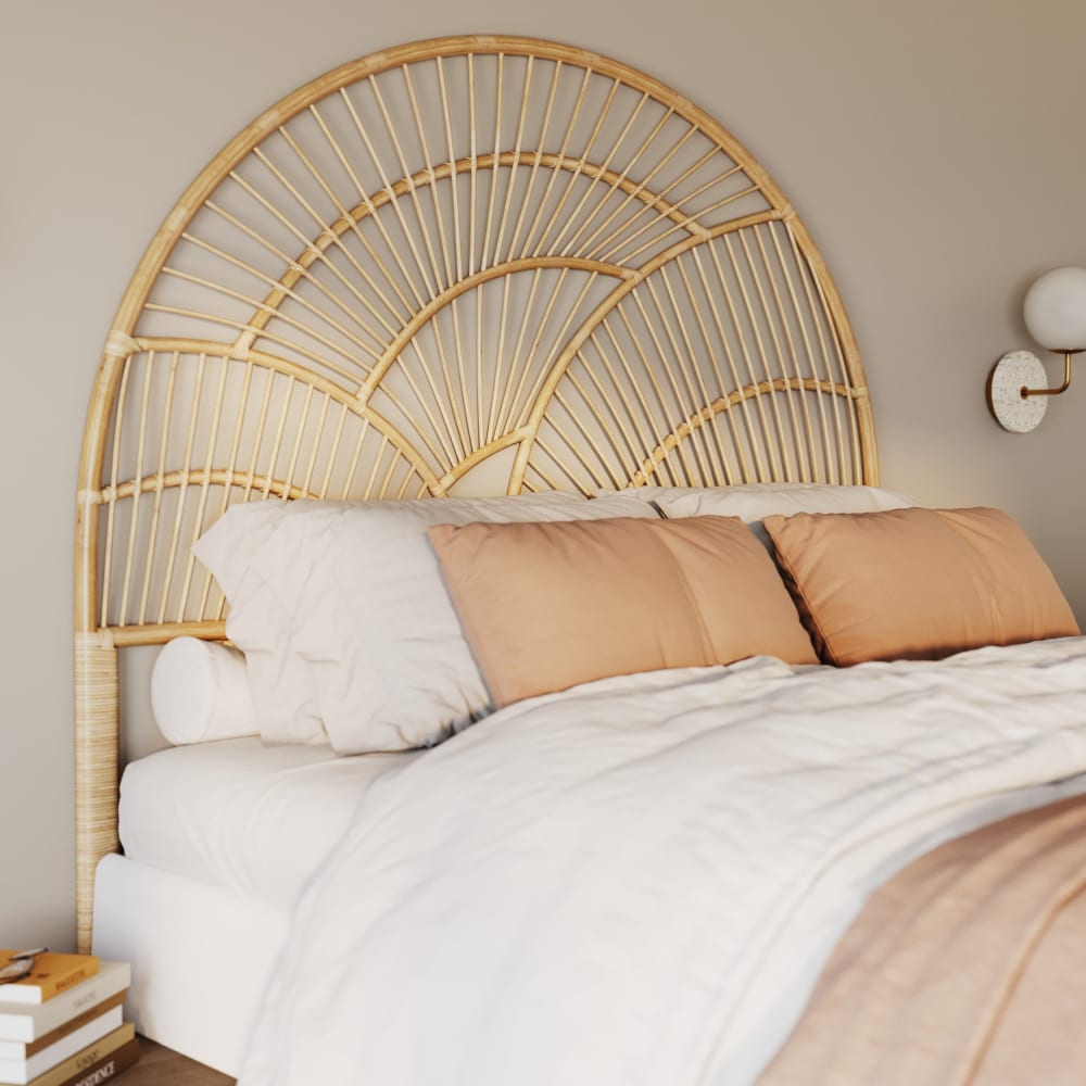 Testiera in rattan naturale 160 cm - Maison Pavane