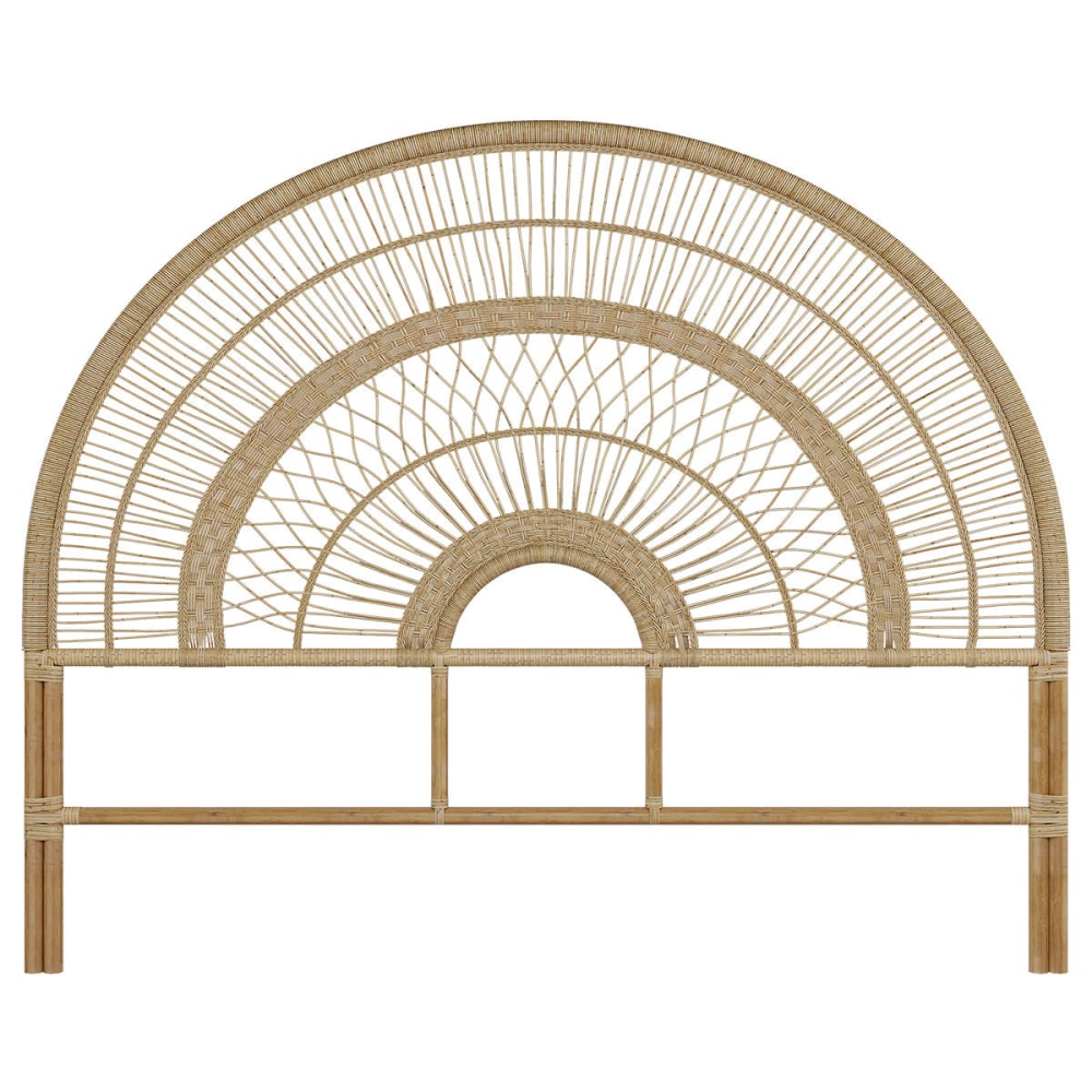 Testiera in rattan naturale 160 cm - Modello Esotico - Rattan