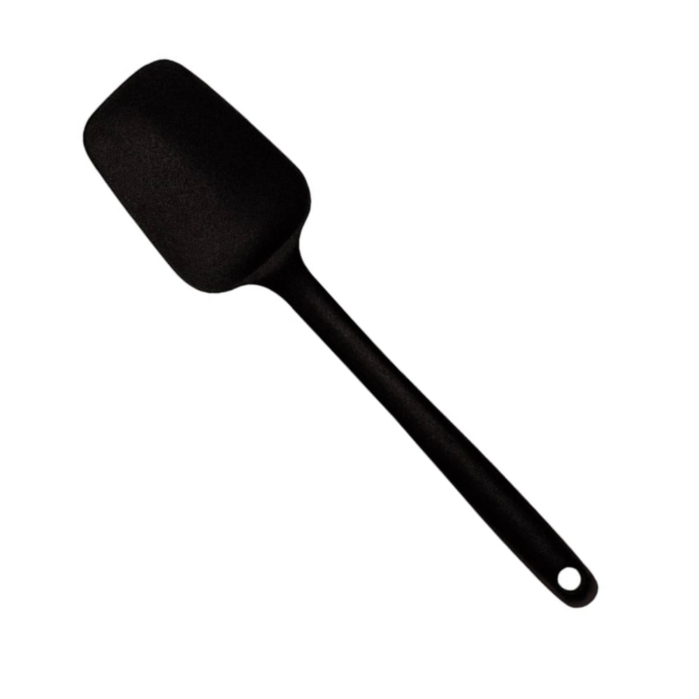 Spatule cuillère de cuisine en silicone noir