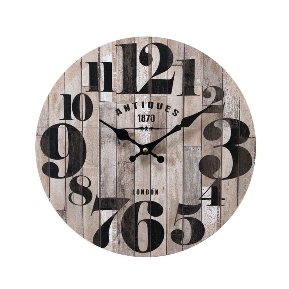 Mobili Rebecca Reloj mural de madera
