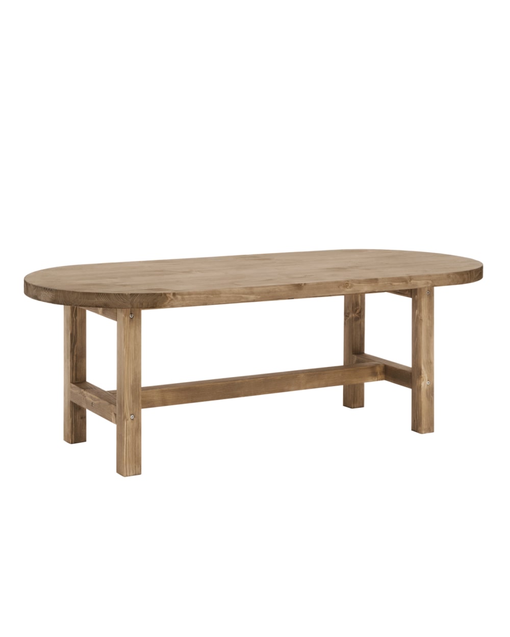 Table basse en bois de sapin vieilli 120x40cm