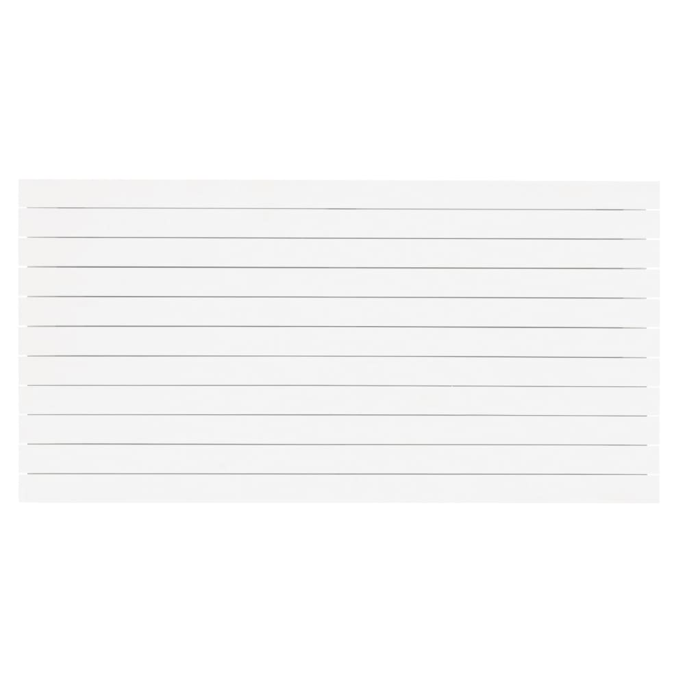 Tête de lit en bois de pin blanche 200x80cm