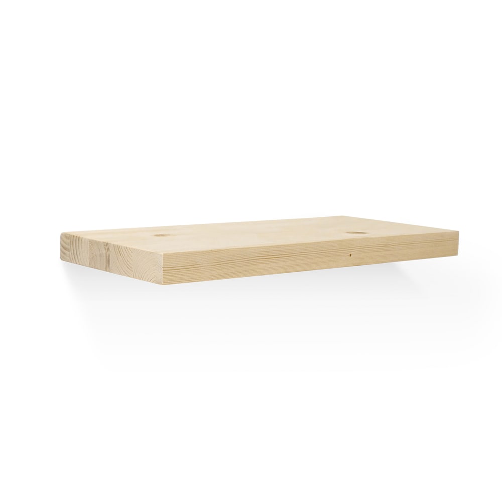 Table de chevet en bois de sapin naturelle 45x3,2cm