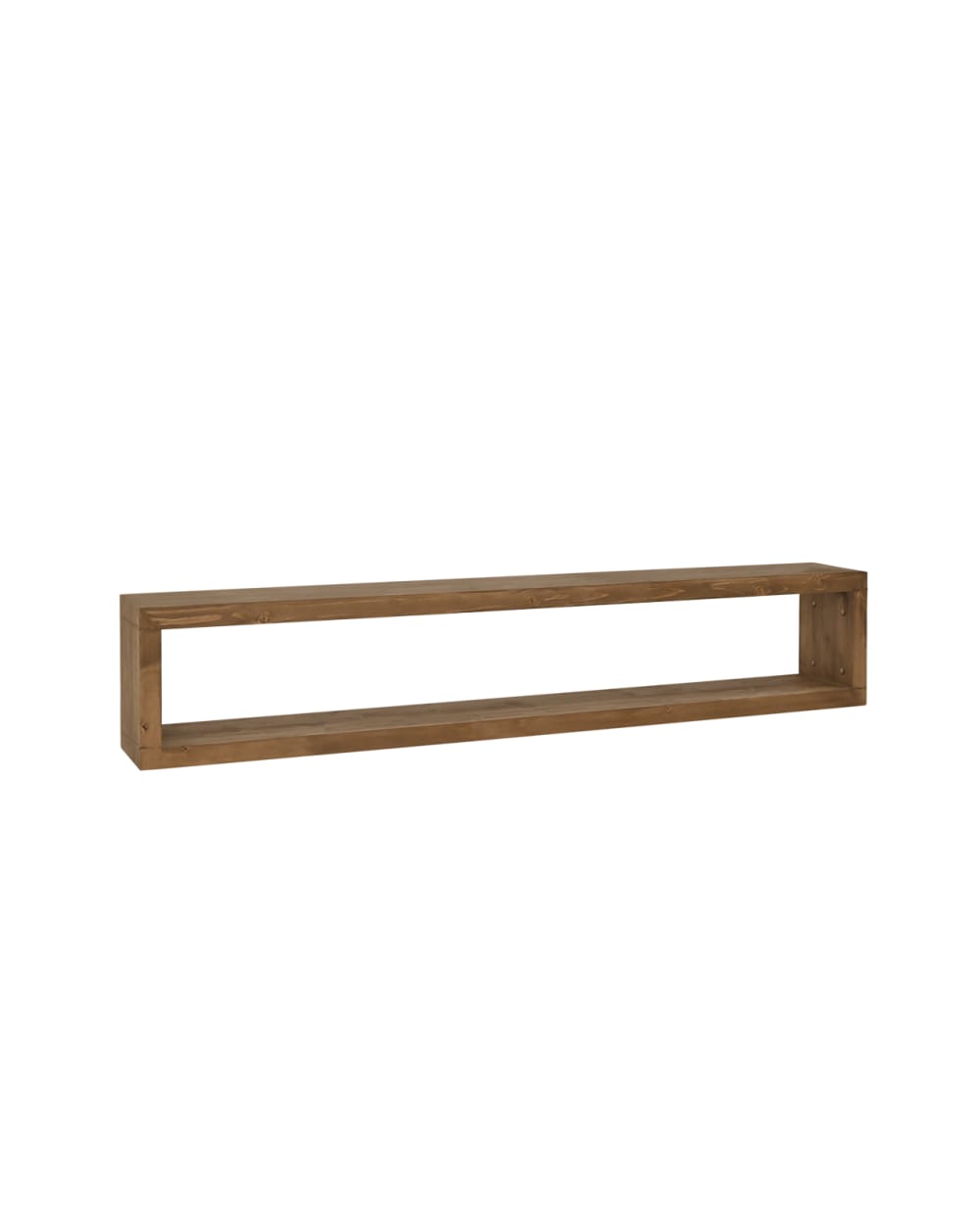 Mueble de tv de madera maciza en tono envejecido de 200x30cm