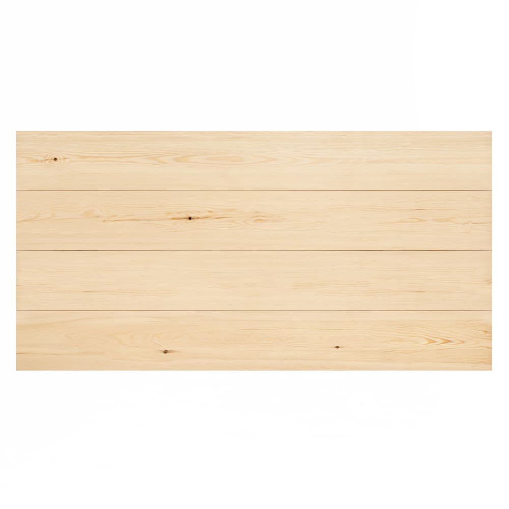 Cabecero de madera maciza en tono natural de 140x80cm