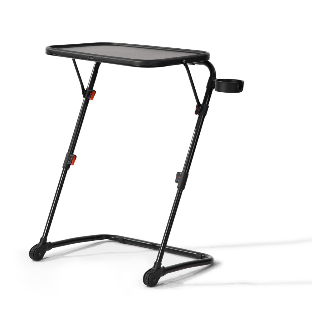 Table d'appoint noir pliante pour l'extérieur