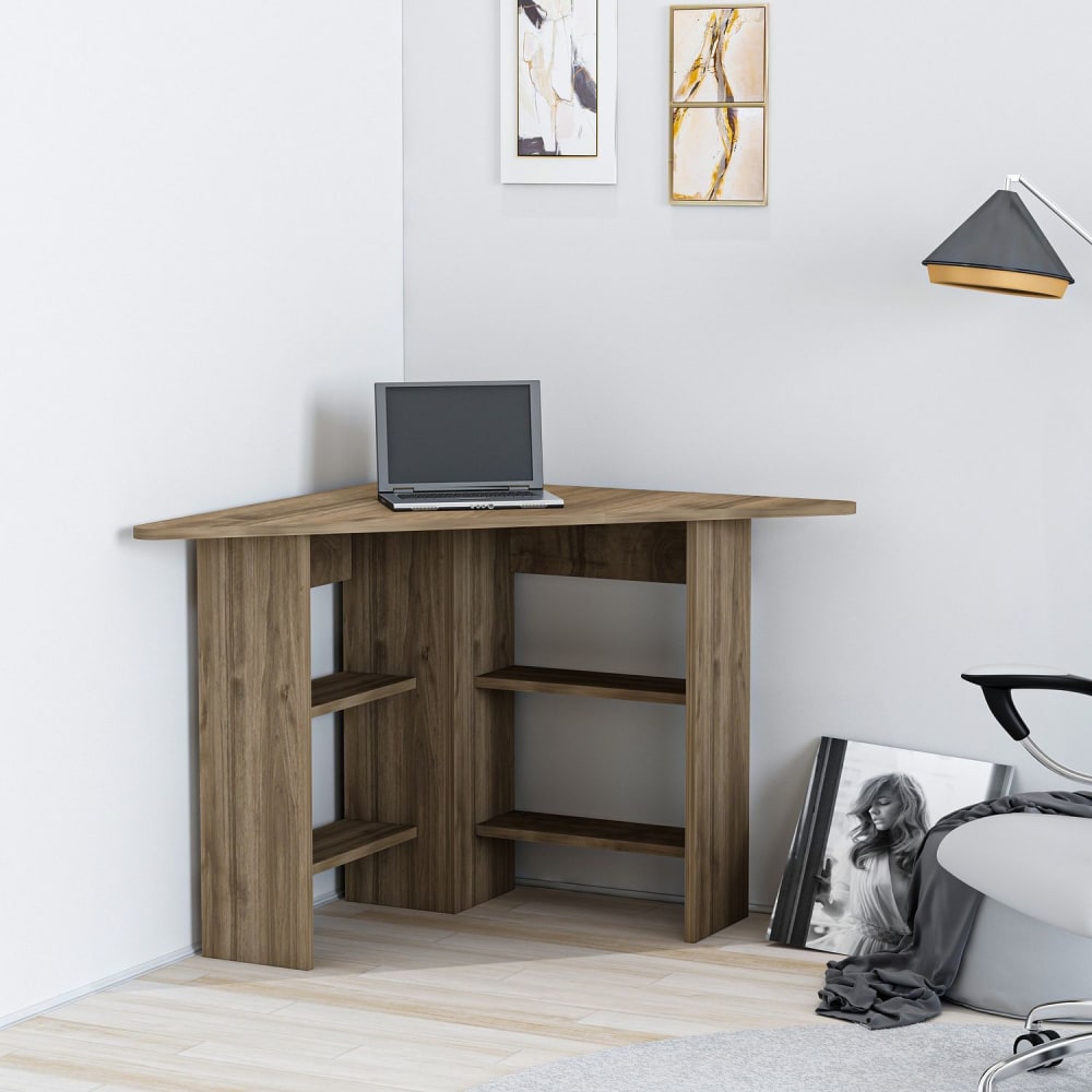 Bureau d'angle corner marron