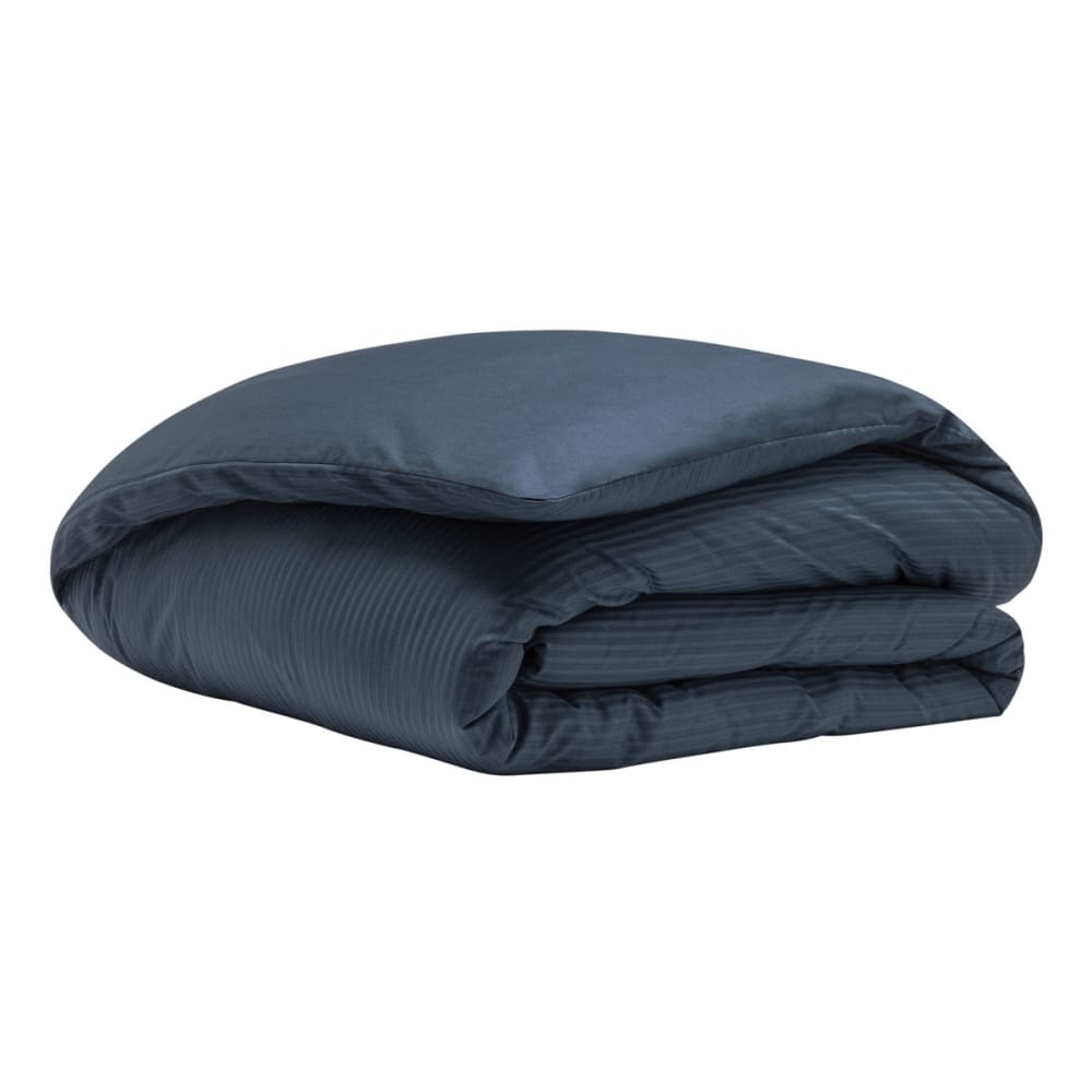 Parure de lit Housse de couette 260x240 + taie carrée marine - Maisons du Monde