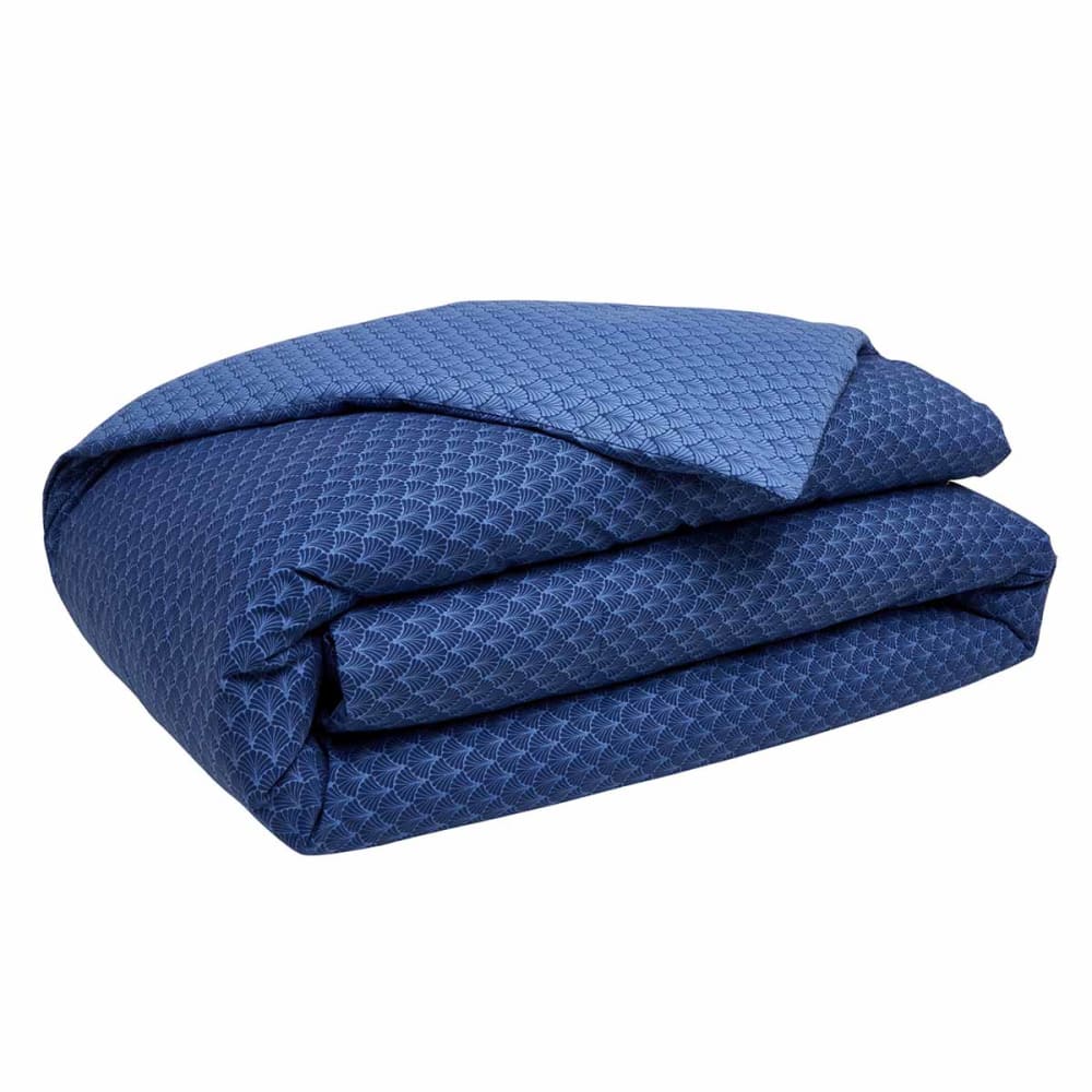 Housse de couette en bambou bleu marine 240x220 - Maisons du Monde