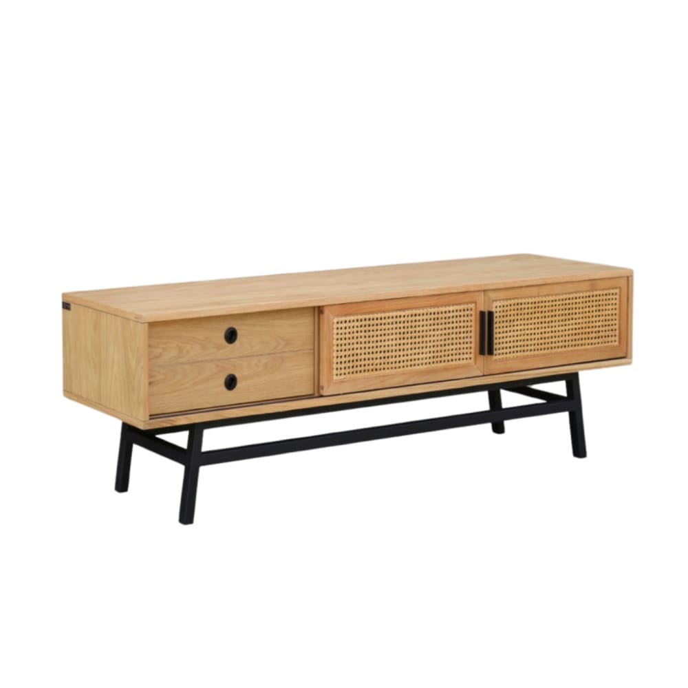 meuble tv style scandinave - portes tiroir