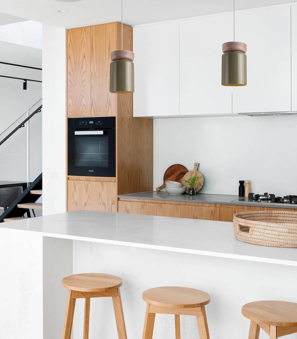 suspension en bois / liège vert, d.15 cm - Maisons du Monde