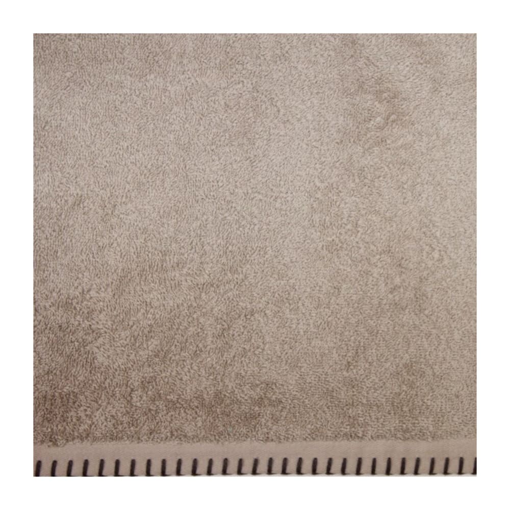 Serviette eponge en coton beige 70x140