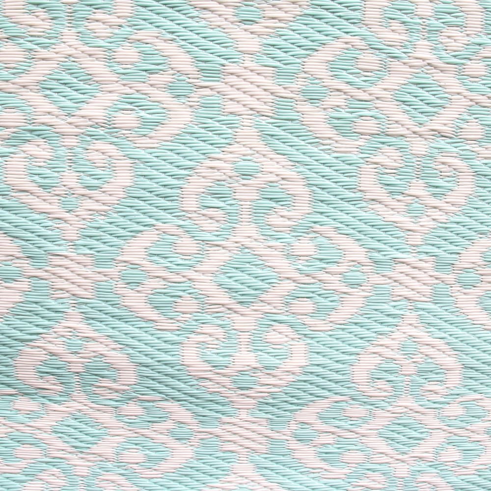 Tapis en polypropylène 120 x 180 cm de long turquoise — vue 4