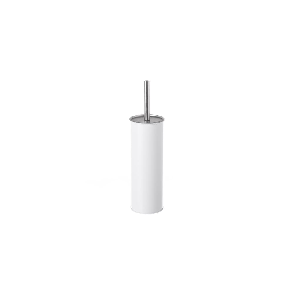 Wadiga Balai brosse wc métal blanc style contemporain