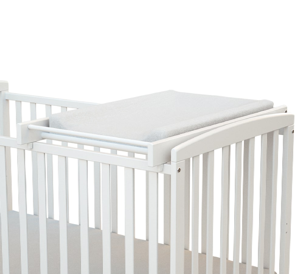 Fasciatoio rimovibile per lettino legno - bianco - AT4