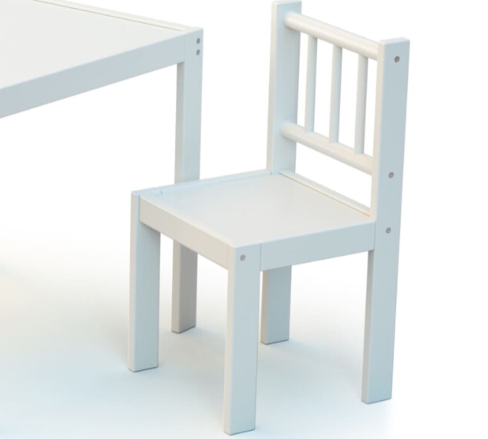 Silla infantil en madera blanco - Maisons du Monde