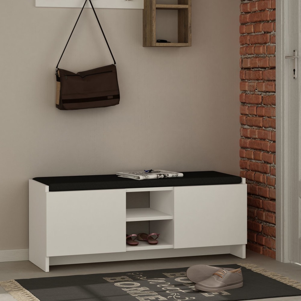 Meuble à chaussure blanc