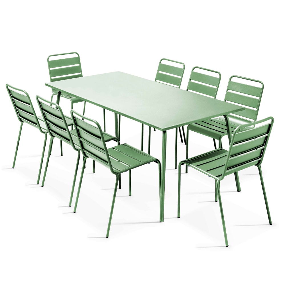 Ensemble table de jardin - cactus