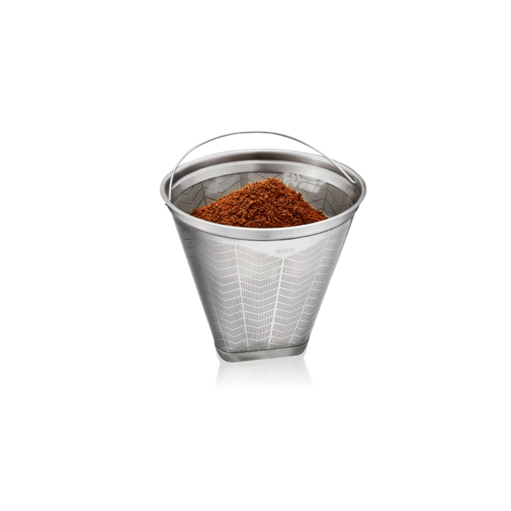 GEFU Filtre à café en acier inoxydable argent style classique chic Argenté