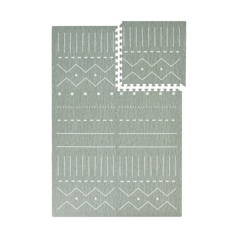 Tapis de jeu puzzle en mousse vert 120x180cm Tapis de jeu puzzle en mousse vert 120x180cm