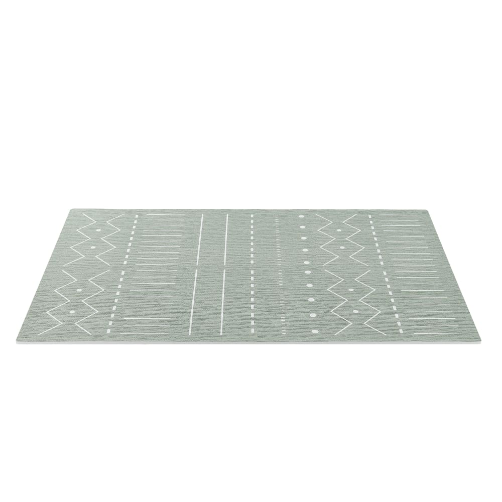Tapis de jeu puzzle en mousse éco-responsable vert 120x180cm (ToddleKind) - Image 3